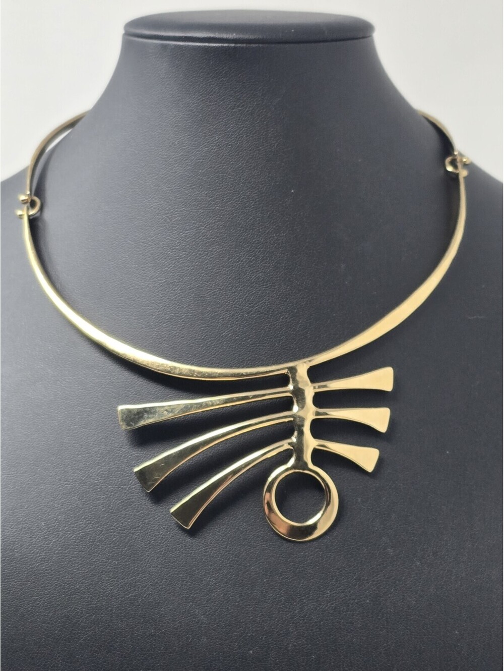 Richard Lawless Signed Brutalist Modernist Collar Necklace